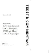 Tekst & commentaar - (ISBN 9789013102055)