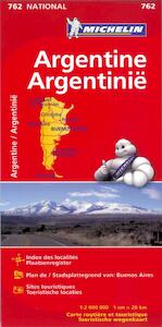 MICHELIN WEGENKAART 762 ARGENTINIE - (ISBN 9782067173354)