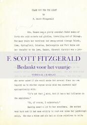 Bedankt voor het vuurtje - F. Scott Fitzgerald (ISBN 9789079770144)