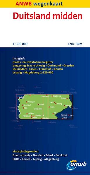 ANWB wegenkaart Duitsland midden - (ISBN 9789018036461)