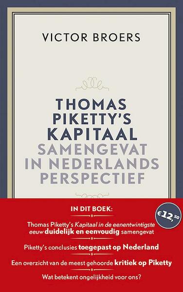 Thomas Piketty's kapitaal - Victor Broers (ISBN 9789035142787)