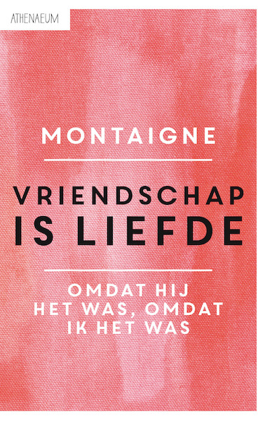 Vriendschap is liefde - Michel de Montaigne (ISBN 9789025300753)