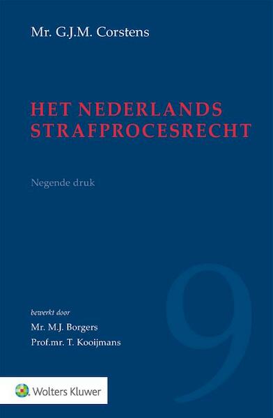 Het Nederlands strafprocesrecht - G.J.M. Corstens (ISBN 9789013150049)