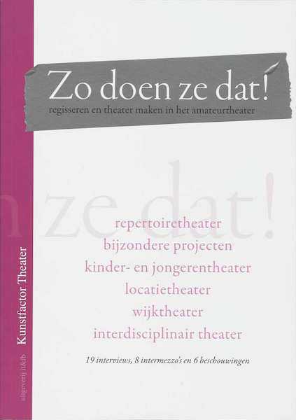 Zo doen ze dat ! - (ISBN 9789064037207)