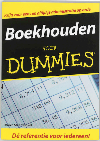 Boekhouden voor Dummies - Marco Steenwinkel (ISBN 9789043012591)