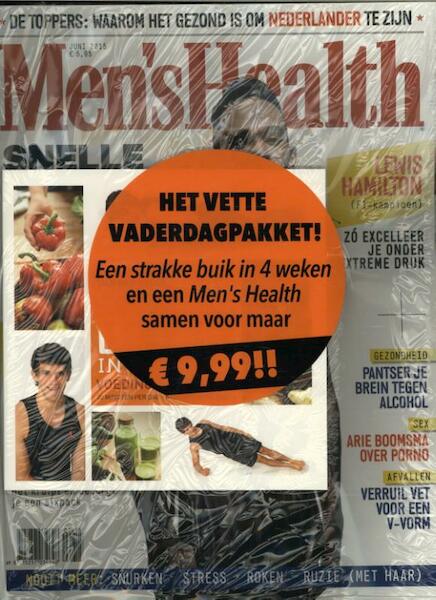 Een strakke buik in 4 weken - met tijdschrift Mens Health - Jesse van der Velde (ISBN 9789000348725)
