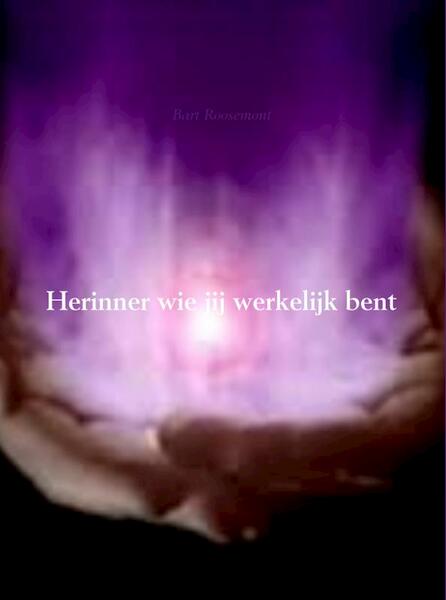 Herinner wie jij werkelijk bent - Bart Roosemont (ISBN 9789402119657)