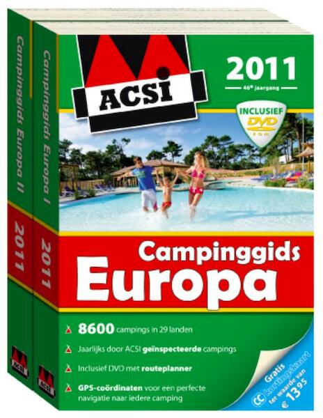 ACSI Campinggids Europa 2011 + ACSI dvd-rom Europa 2011 - (ISBN 9789079756247)