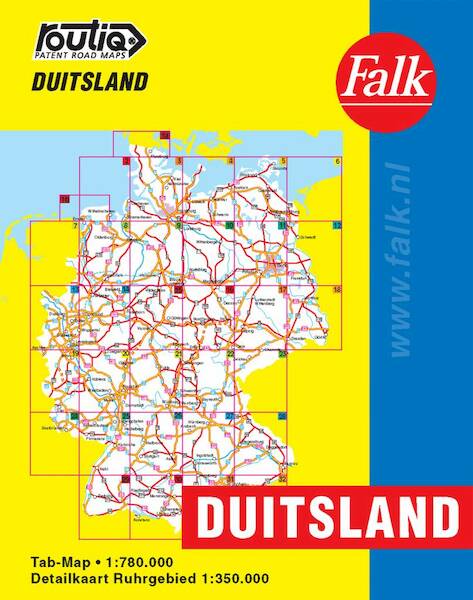 Routiq Duitsland tab map - (ISBN 9789028715660)