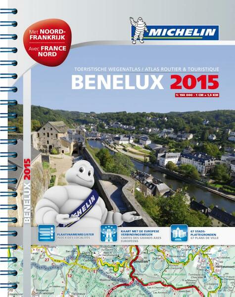 Atlas Michelin Benelux - (ISBN 9782067198975)