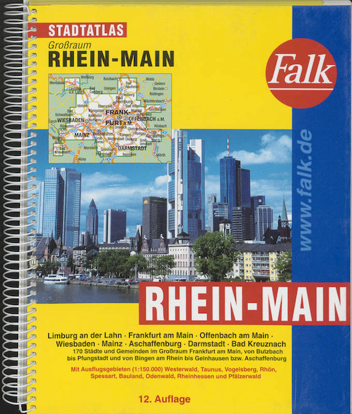 Frankfurt/Rhein-Main kaartboek - (ISBN 9783827904904)