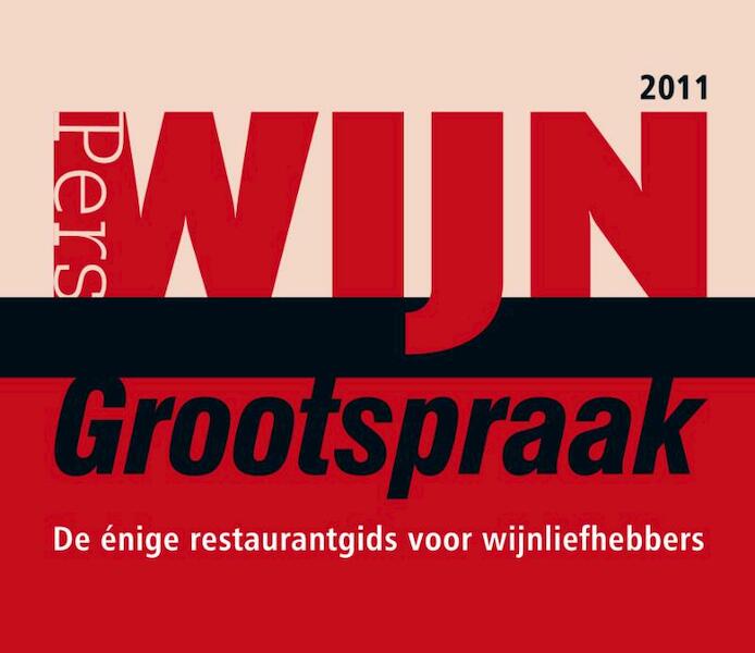 Grootspraak 2011 - (ISBN 9789078172055)